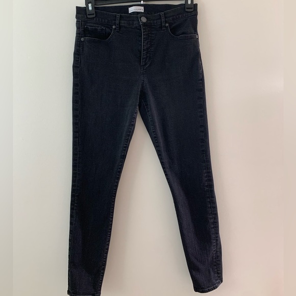 Ann Taylor Loft black skinny jeans size 31/12 - Picture 3 of 5